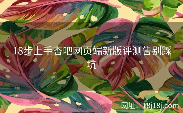 18步上手杏吧网页端新版评测告别踩坑