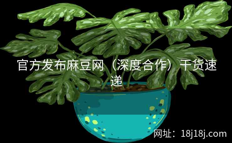 官方发布麻豆网（深度合作）干货速递