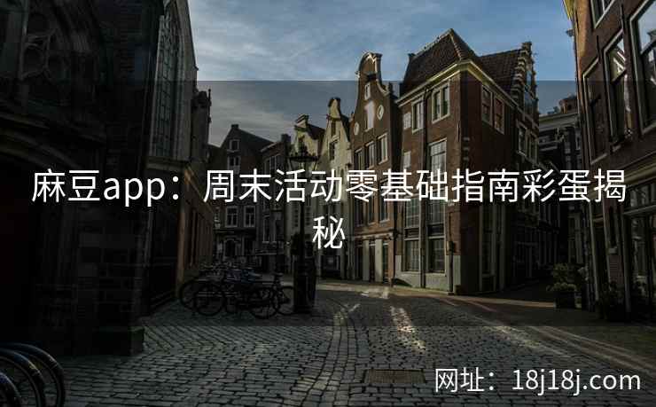 麻豆app：周末活动零基础指南彩蛋揭秘